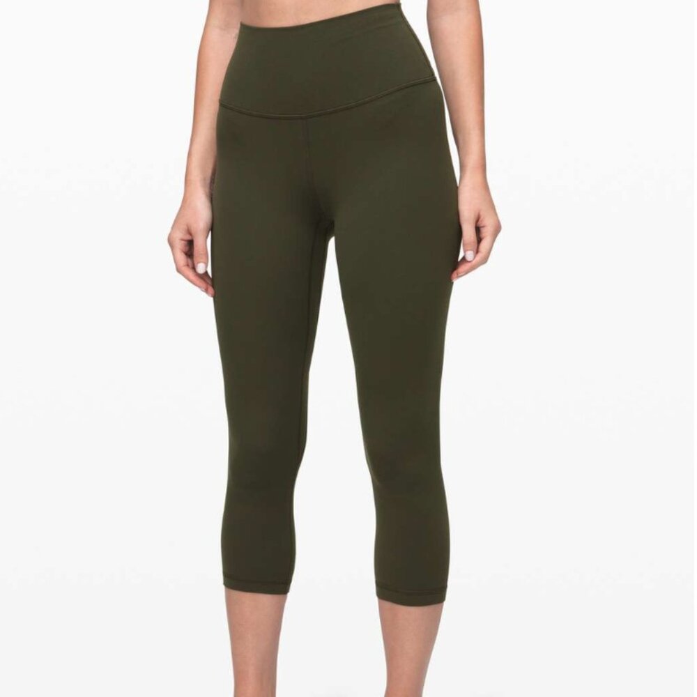 lululemon Align High Rise 21" Leggings - Dark Olive